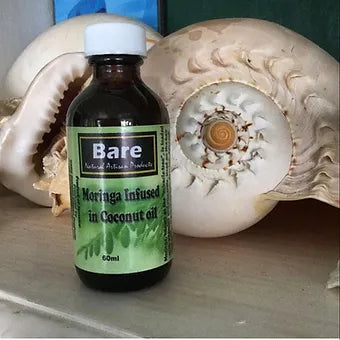 Bare Moringa infused in Coconut oil